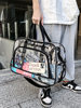 Transparent Travel Bag 2024 New Model Swimming Fitness Beach Bag Sports Shoulder Crossbody Jelly Luggage Storage Bag