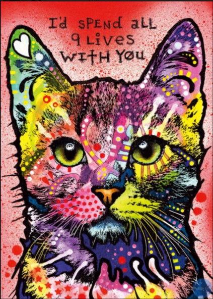 Nine Lives Cat Rainbow Cat Jigsaw Puzzle 1000 Pieces Adult Wooden Puzzle Cartoon Anime Children Puzzle Play