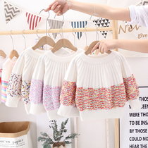 Girls water mink fur coat 2021 new CUHK Scout jacket Head blouses little girl foreign air autumn and winter wire weaselwear