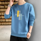 Утепленная толстовка, демисезонная куртка, круглый воротник, коллекция 2022