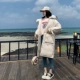 Áo dài cotton cổ tích nữ dài 2019 mới chống bán giảm giá áo khoác cotton nữ áo khoác cotton phiên bản Hàn Quốc lỏng lẻo - Bông