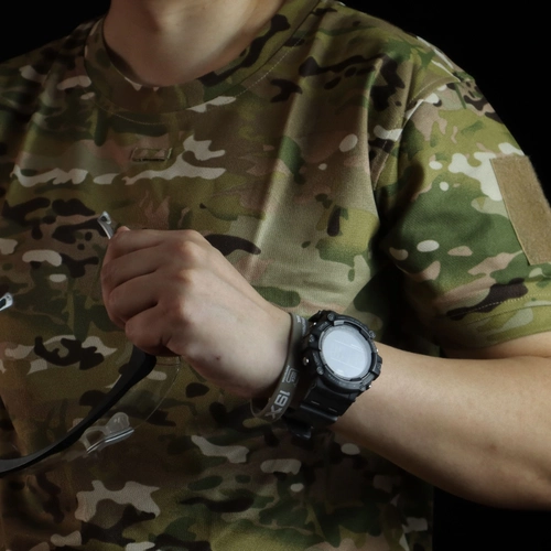 [Лапша быстрого приготовления Лапша Война 𢧐Шу] Война 𢧐Футболка Шу Летняя быстросохнущая липучка Война 𢧐Шу Камуфляжная одежда Быстросохнущая сухая боевая 𢧐Тренировочная одежда Настоящее ледяное снаряжение