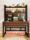 Desk and Bookshelf Integrated Computer Desk with Pegboard for Home Bedroom Gaming Desk Student Desktop Study Desk Simple Desk