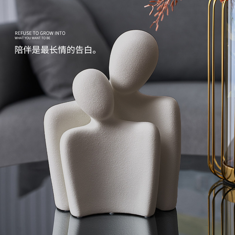 Modern minimalist home abstract ornaments creative light luxury living room bookcase art decorations to send newlyweds wedding gifts