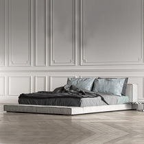 Italian light luxury cloth bed modern simple wash-free technology cloth bed 18 m bedroom double soft bag tatami bed