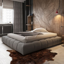 No bed tatami bed simple modern Japanese 1 5 m small family storage master bedroom double technology cloth bed