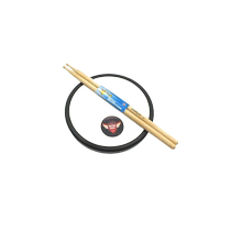 - Silent drum dumb drum pad diameter 24 5CM dumb drum drum pad practice drum pad (comes with a pair of drumsticks)