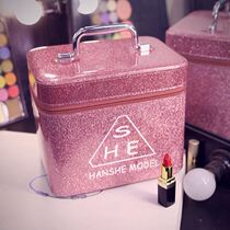 ins cosmetic bag female portable large capacity 2021 new premium dormitory products storage box portable box