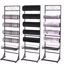 New storage iron floor single-sided five-layer headband rack head buckle hair hoop hairpin jewelry display rack jewelry shelf