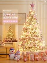 Pink Christmas Tree Home Net Red Pink Christmas Ornaments Gifts Ornaments Small Large Glowing Package