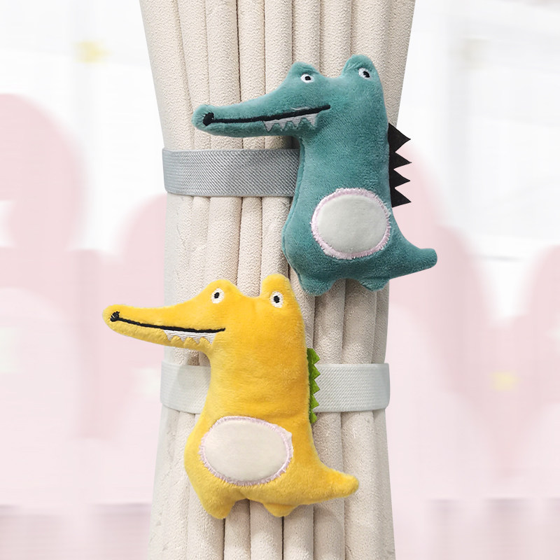 Children's cartoon curtain straps a pair of simple modern creative cute doll straps tied curtain buckle tied rope