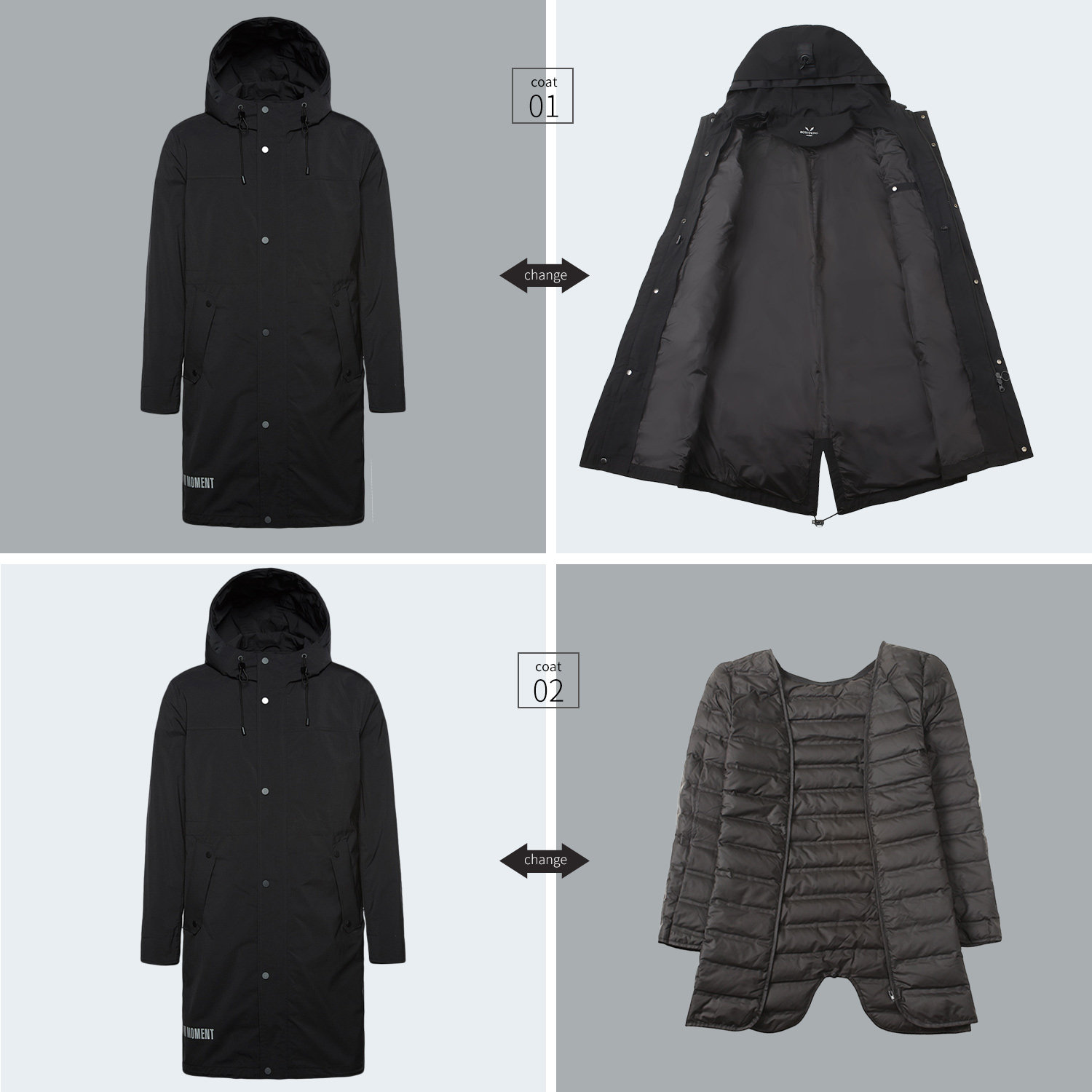 Blouson homme BOSIDENG    - Ref 3120427 Image 3