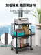Printer Storage Rack, Floor-Standing Mobile Desk-Side Multi-Layer Copier Stand, Multi-Functional Office Storage and Organization Rack