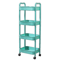 Trolley storage rack kitchen floor-standing bedroom multi-layer baby snack mobile bathroom toilet storage storage rack