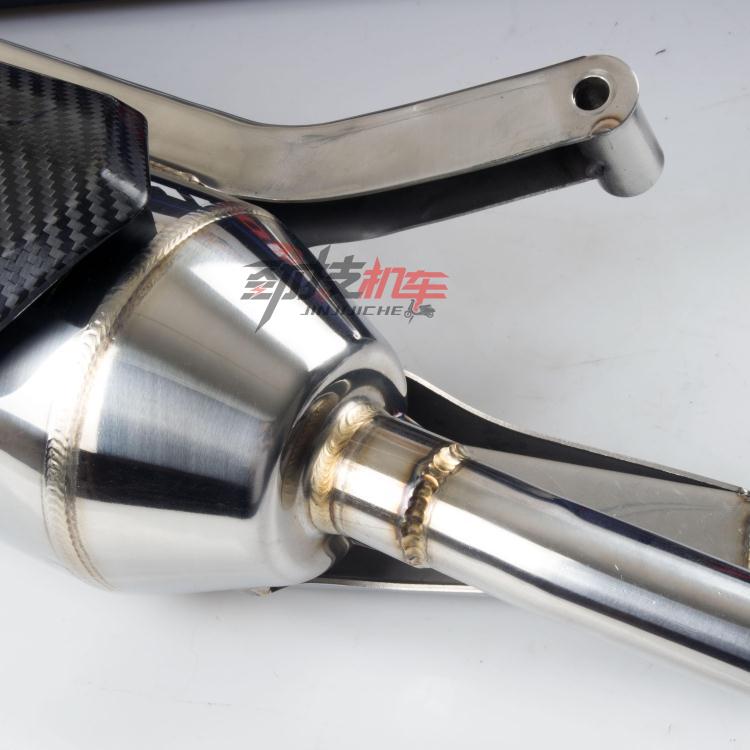 Ống xả Wanhu bão 125RA1 SF3 Thunder 150 góc người yêu sửa đổi xe máy - Ống xả xe máy cổ pô xe máy