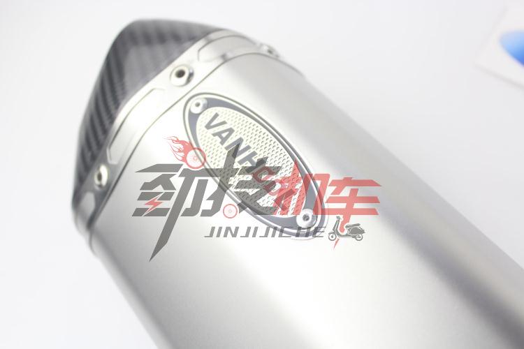 Ống xả hình lục giác Wanhu Linhai Jintai bão FLY 125 sửa đổi ống xả - Ống xả xe máy pô xe wave alpha chính hãng