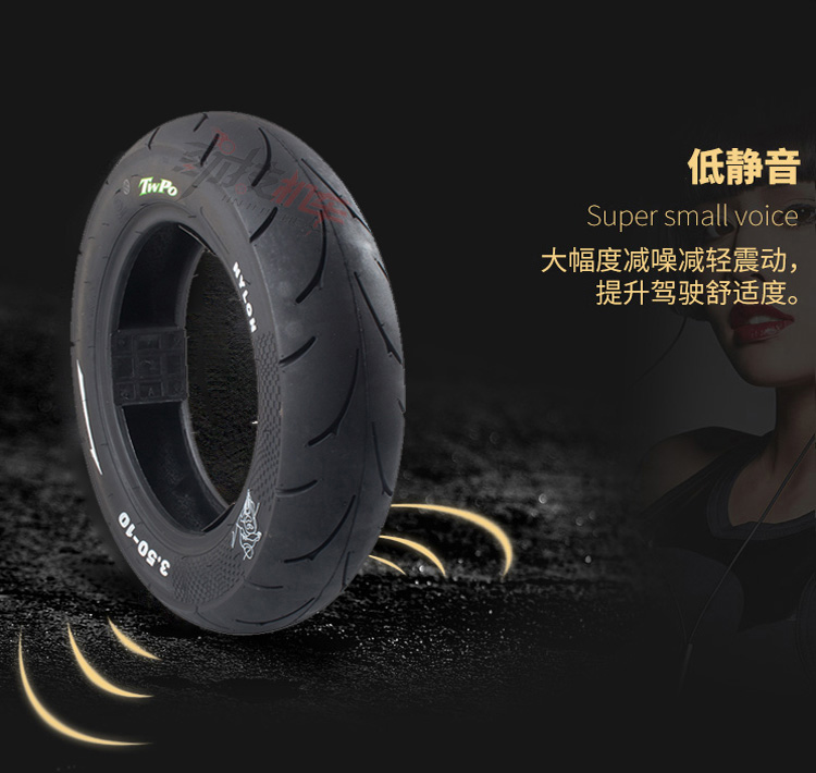 TWPO bán nóng chảy 350 100 90-10 Fuxi GY6 WISP Jin Li Xun Eagle 12 inch lốp xe máy lốp xe máy airblade yokohama