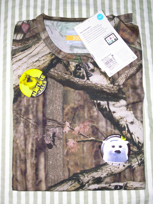джемпер 【美淘现货】icebreaker ika mossy oak base layer top 迷彩内衣