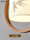 Song-Style Aesthetic Small Pendant Light Bedroom Bedside Lamp New Chinese Style Solid Wood Zen Chinese Style Corridor Dining Room Study Pendant Light
