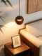 Song-Style Aesthetic Bedroom Bedside Pendant Light, New Chinese-Style Black Walnut Wood Designer High-End Dining Room Bar Lighting