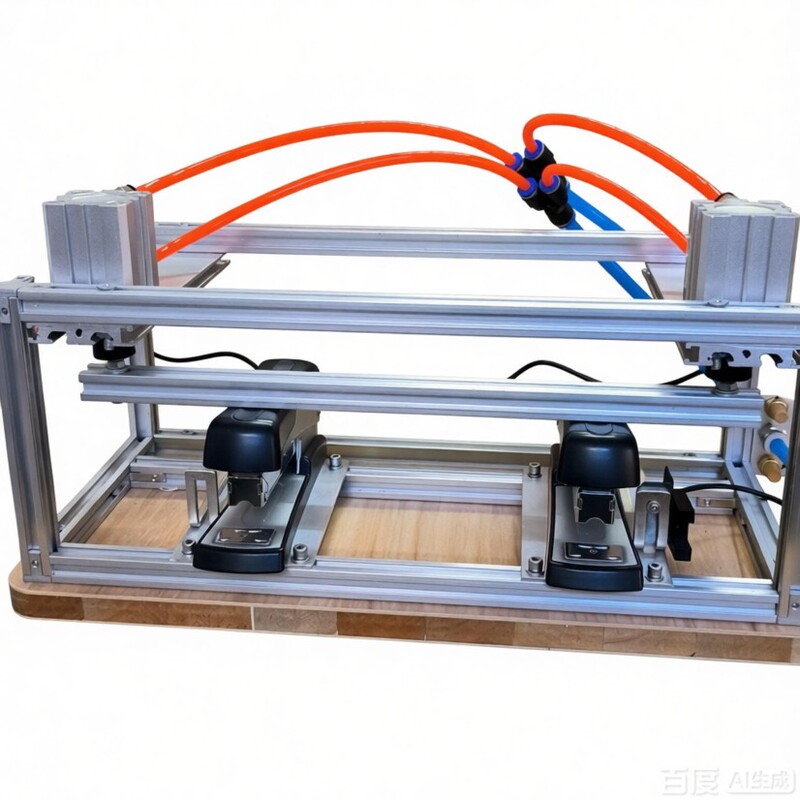 Microcomputer Electric Pneumatic Automatic Multi-Head Single-Head Stapler for Paper Documents with Hanging Card Automatic Stapling Microcomputer Electric Pneumatic Automatic Multi-Head Single-Head Stapler for Paper Documents with Hanging Card Automatic Stapling