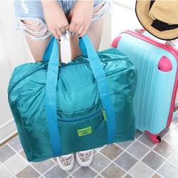 Travel folding waterproof portable storage bag clothes organizer bag large capacity short-distance luggage bag handbag airplane bag