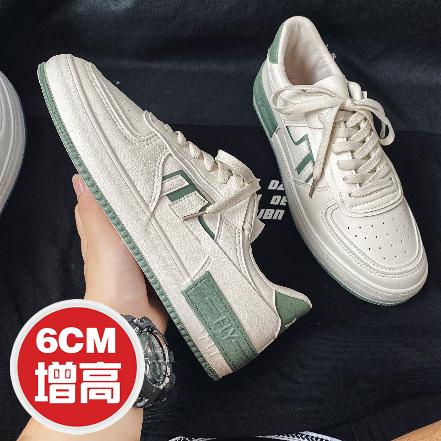 Guochao men's shoes ow joint name Sakura Air Force No. 1 aj sports shoes autumn new all-match tide shoes small white shoes shoes