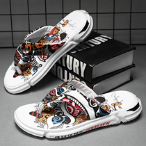 Flip-flops male summer outdoor trend boys national tide national tide slippers teenager summer non-slip beach sandals