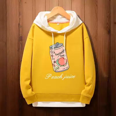 Girl thick T-shirt 2021 new autumn dress Korean tide girl spring and autumn coat children's clothes 13 female big boy foreign School