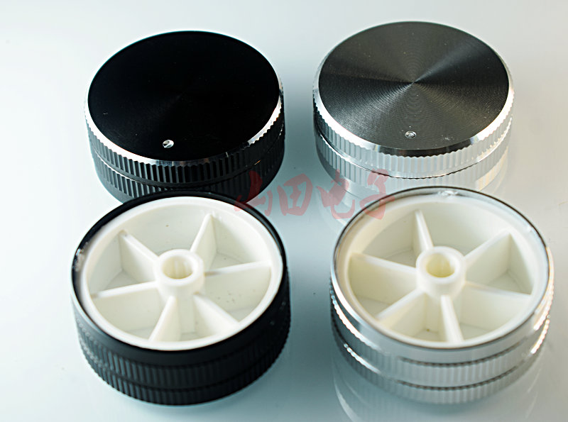 铝壳 音量旋钮 40MM*16.5MM  旋钮帽 花轴电位器旋钮 功放旋钮