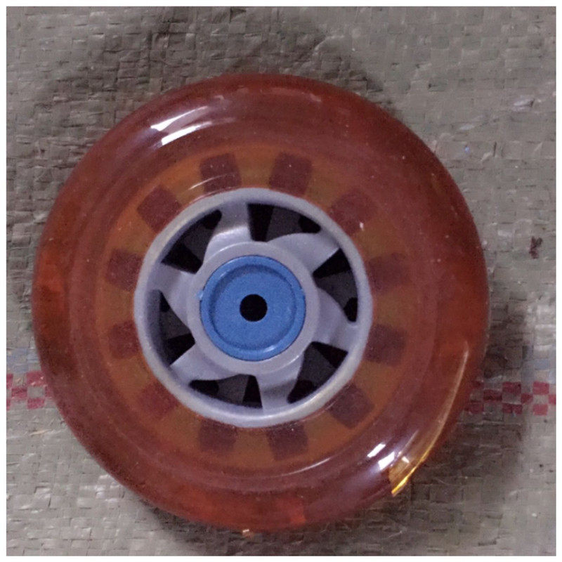 Rubber wheel baby trolley wheel accessories front and rear wheel universal wheel universal shock-absorbing baby umbrella wheel baby wheel