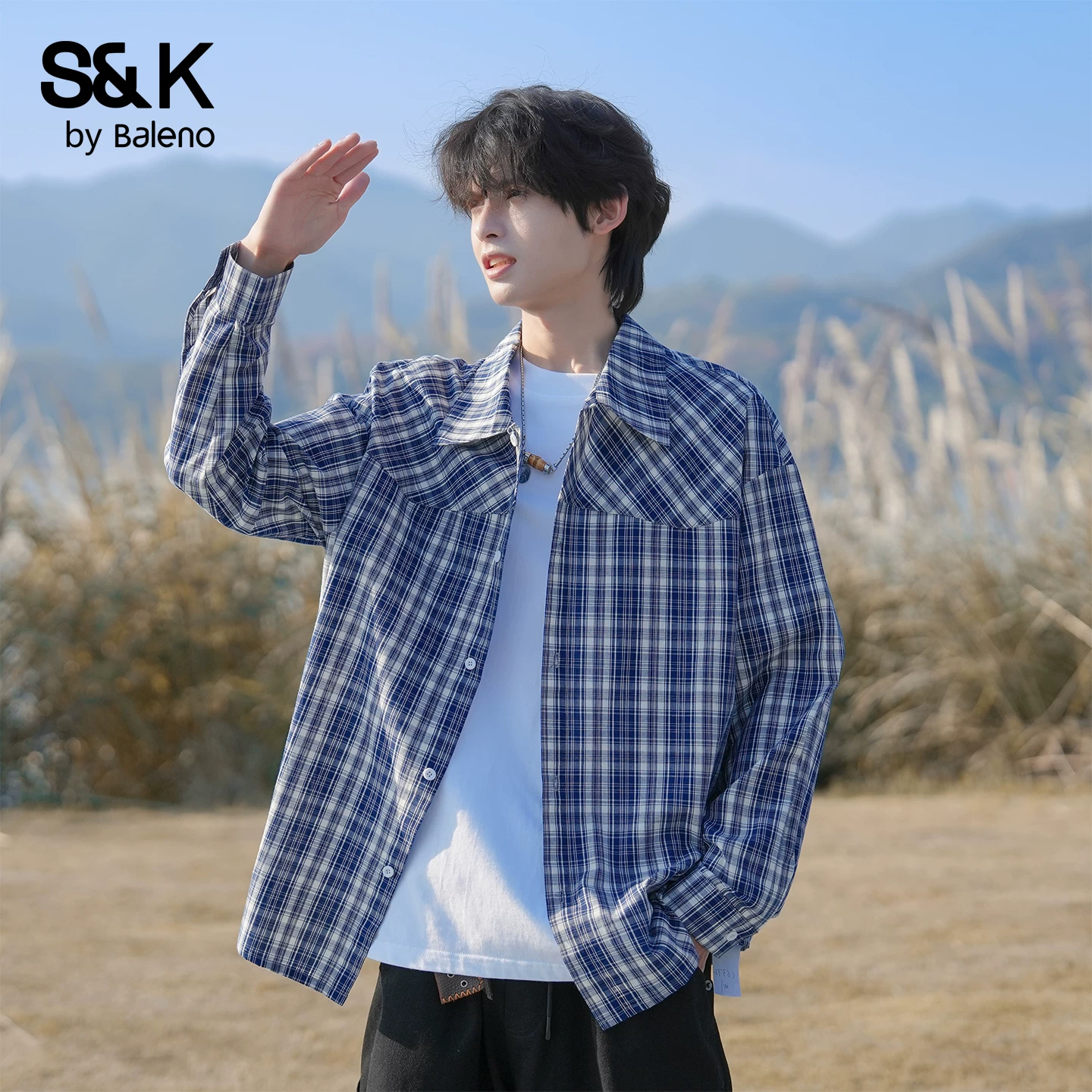 Japanese blue summer shirt, jacket, cardigan