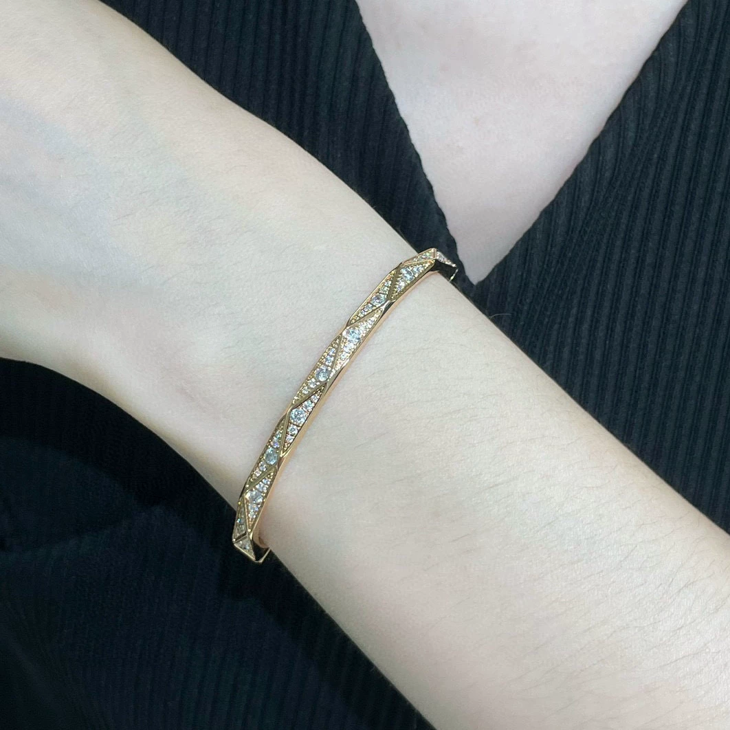Браслет с узором из diamonds для Дня Святого Валентина для друга, стиль light luxury, стиль высокого качества, инкрустированный бриллиантами, подарок на день рождения