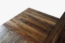 MUMO solid wood floor log Red oak black walnut floor