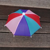  Color mini umbrella Princess umbrella Multicolored umbrella Toy umbrella Kindergarten decoration small umbrella Advertising umbrella Rainbow umbrella