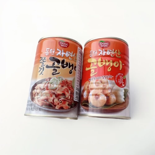 Южная Корея Dongyuan Dongwon Wild Conch Naturally производит подводные свинины из свинины