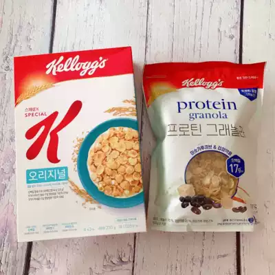 Korean kelloggs Kelt's special K Breakfast brew drink K cereal protein rice flour black bean meal