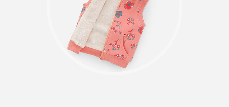 Áo vest nữ 1-3 cho bé 1 tuổi cộng với áo nhung cho bé mùa thu đông áo gile nỉ cho bé trai bé gái