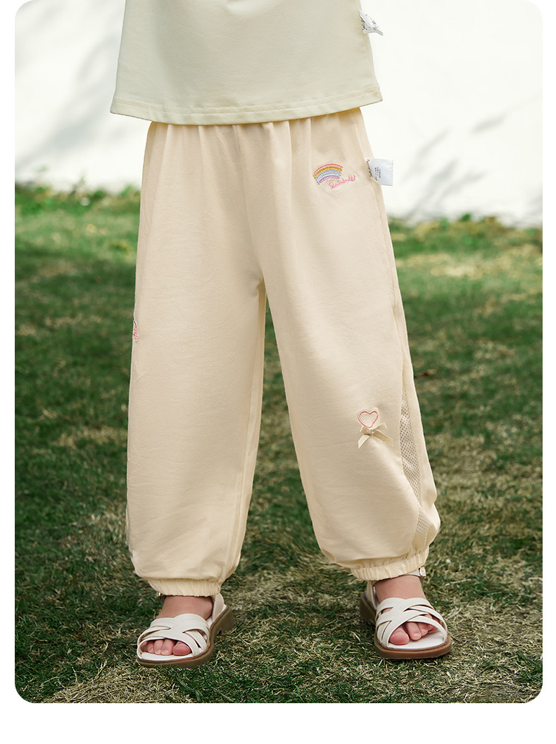 Jellybaby Anti-Mosquito Pants for Girls Summer Thin 2026 New Style Small Kidsren Casual Pants Autum Baby Pants — 53