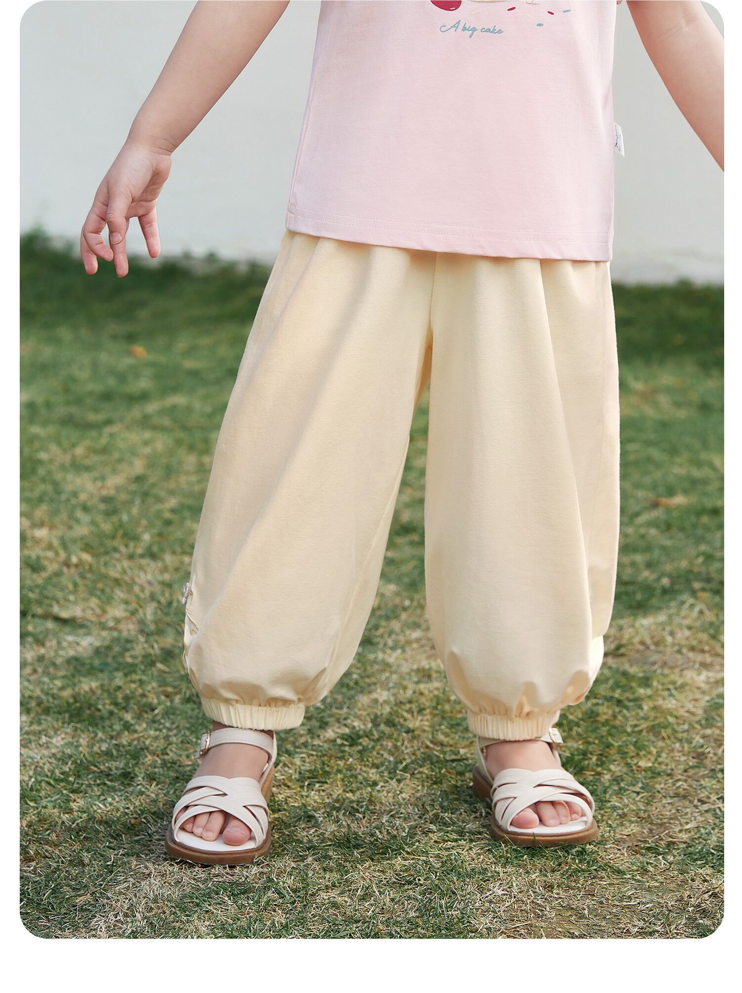 Jellybaby Anti-Mosquito Pants for Girls Summer Thin 2026 New Style Small Kidsren Casual Pants Autum Baby Pants — 56