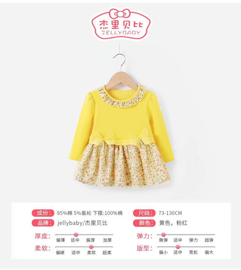 Robes pour fille JELLYBABY en coton - Ref 2044514 Image 8