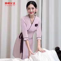 Розовый сиреневый кардиган в форме цветка, платье