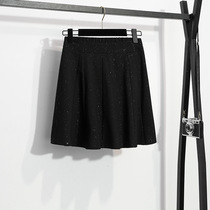 Shang Show Big Code Womens Dress 2022 Summer Dress New 100 Hitch Edition Fat Mm-age Temperament Slim 100 Pleats Half Body Dress Tide