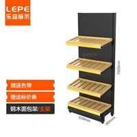 Стальная и деревянная хлебная стойка ● Одиночный владелец 630*360*1500