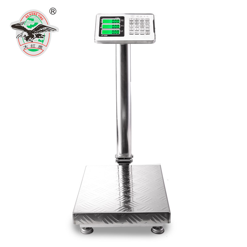 Large red eagle table scale full stainless steel electronic scale waterproof electronic scale 100kg table scale 300KG aqua-priced scales