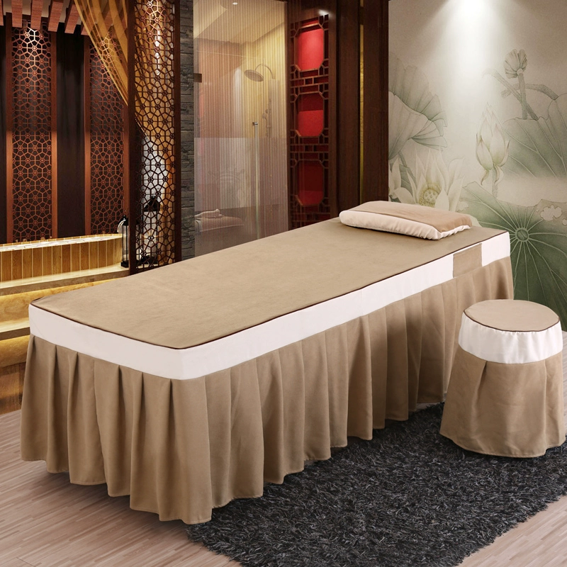 Beauty bedspread duy nhất mảnh chăm sóc sắc đẹp thẩm mỹ viện Body giường massage với một lỗ trên một giường đặt tối giản đặc biệt châu Âu - Trang bị tấm mẫu ga giường spa