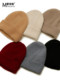 New Autumn and Winter 100% Pure Cashmere Hat for Women, Double-Layer Thickeneded Warm Ear-Protecting Couple's Woolen Knitted Hat for Men