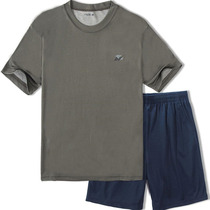 Physical training clothing short sleeve suit summer men's and women's jackets shorts quick-drying wear-resistant T-shirt half sleeve physical clothing