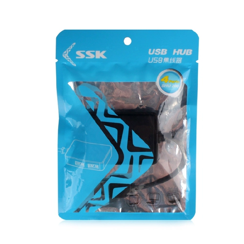 SSK/飚王 SHU200 High -Speed ​​Computer Extended Hub USB Semiper Hub One Перетащите четыре 4 -портовые ноутбуки
