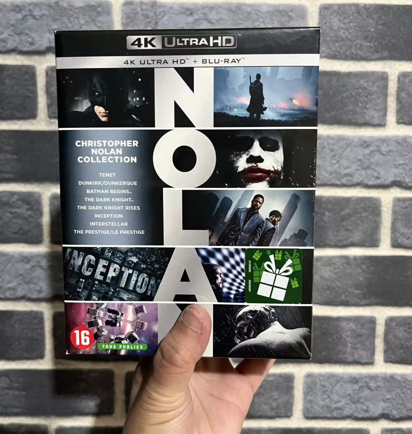 Spot 4K UHD Blu-ray Nolan 8 Films Ensemble Dark Knights Trilogy of Trilogy Region Middle-word-Taobao